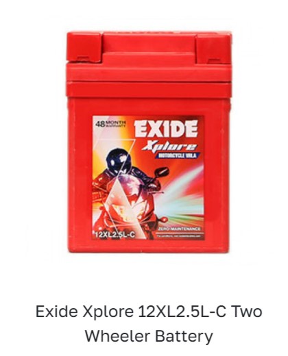 2 Wheeler Battery
